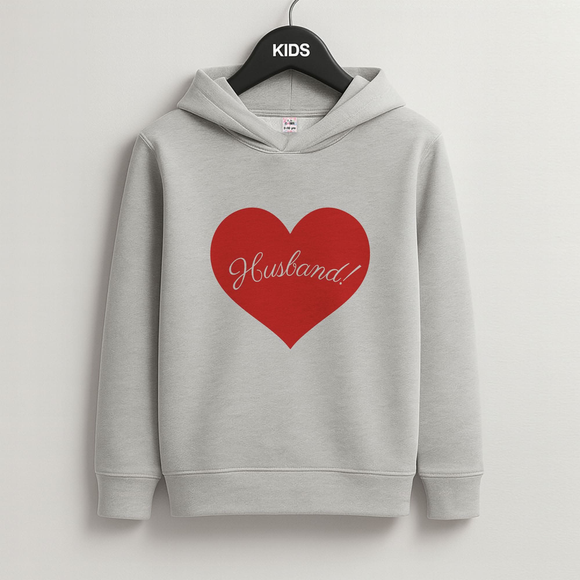 Husband! Grey Kids Hoodie