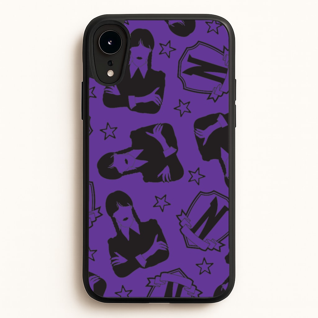 Wednesday Pattern iPhone XR Case