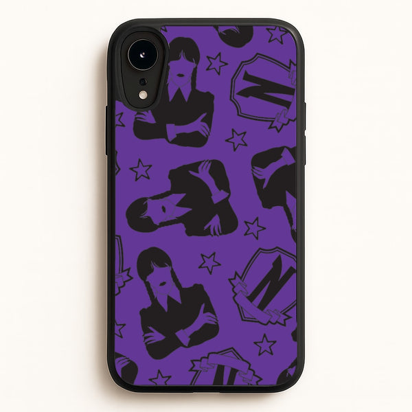 Wednesday Pattern iPhone XR Case