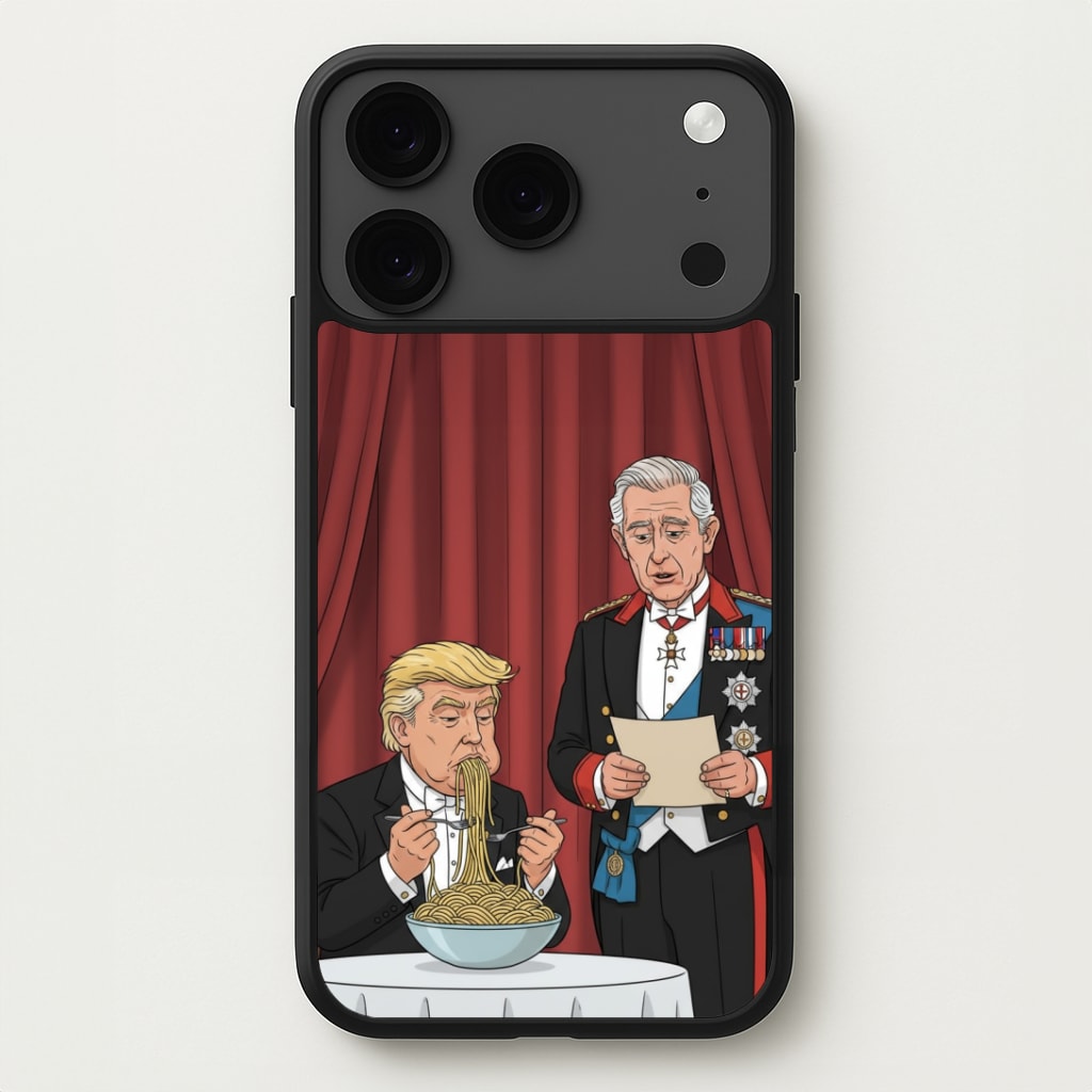 Charles & Donald's Spaghetti iPhone 17 Pro Max Case