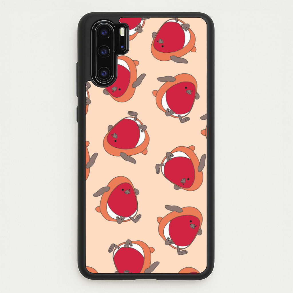 Christmas Robin Plush Pattern Huawei P30 Pro Case