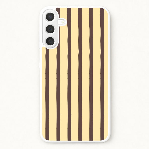 Vanilla & Chocolate Stripes Galaxy A57 Case