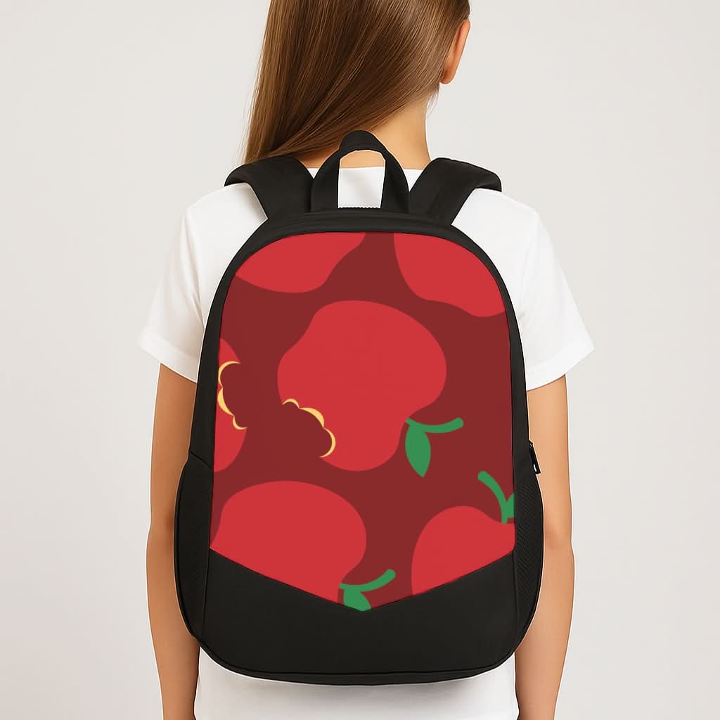 Teacher Apples Pattern School Bag
