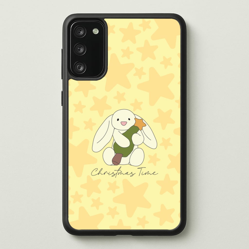 Christmas Bunny Stars Plush Galaxy A41 Case