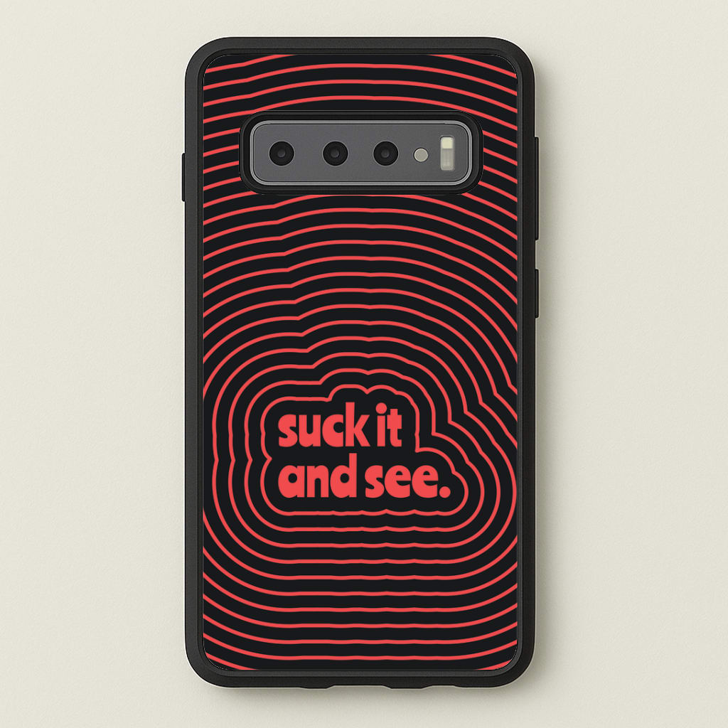 Suck It And See Psychedelic Galaxy S10 Case