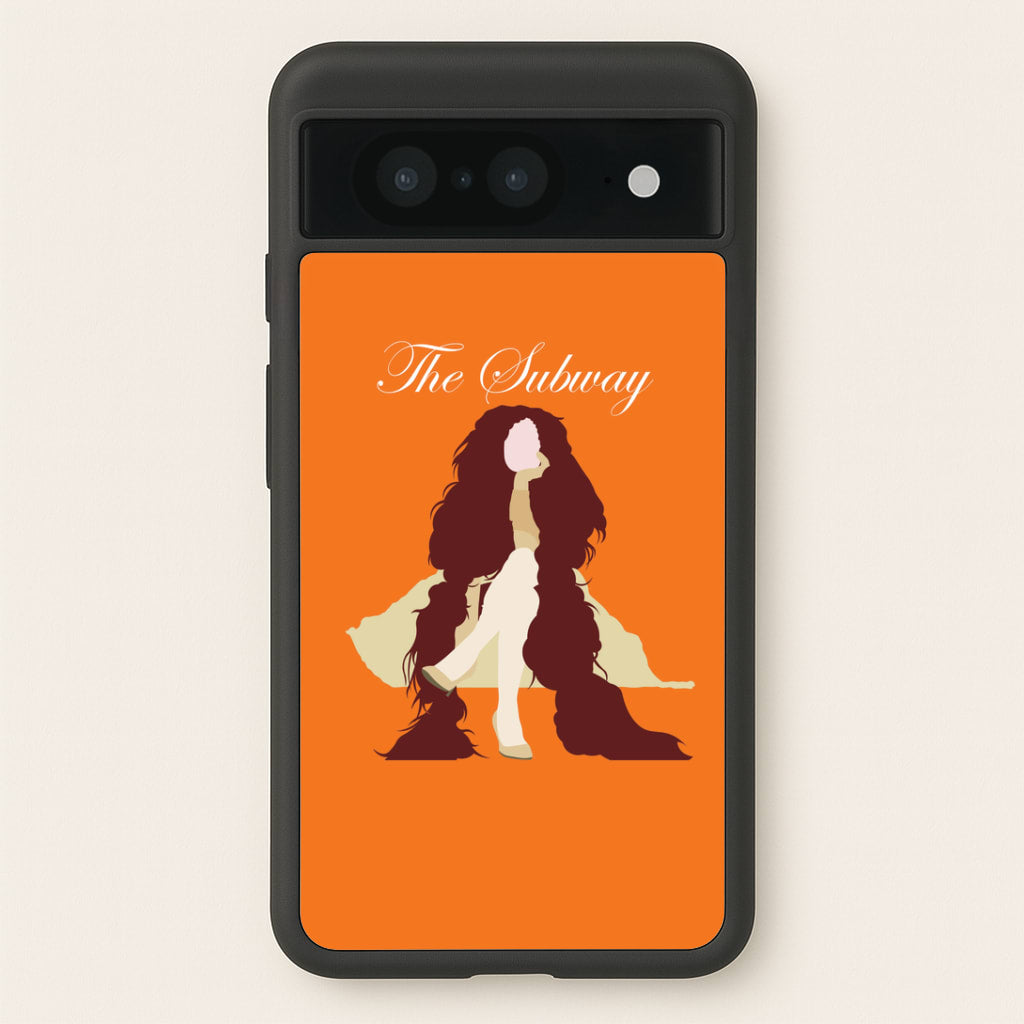 Subway Orange Google Pixel 8 Case
