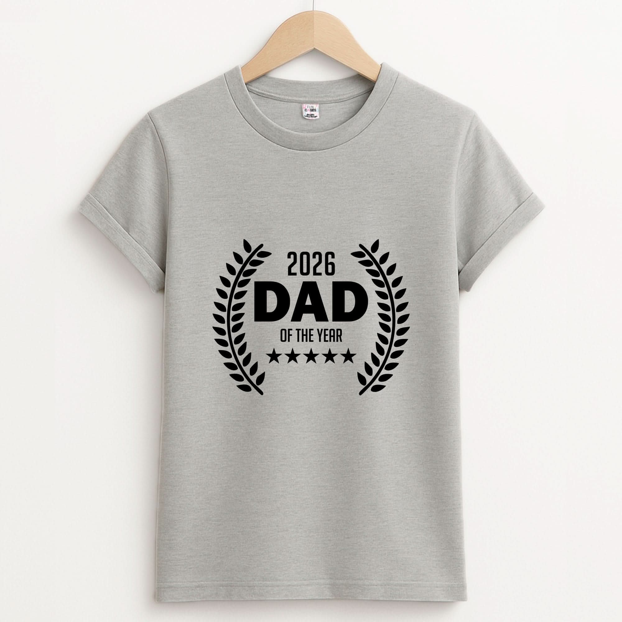 2026 Dad Rating Unisex Grey T-Shirt