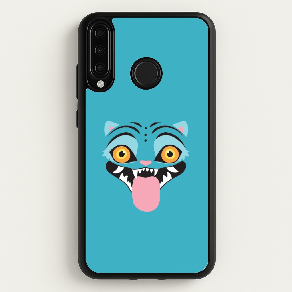 Demon Cat Face Huawei P30 Lite Case