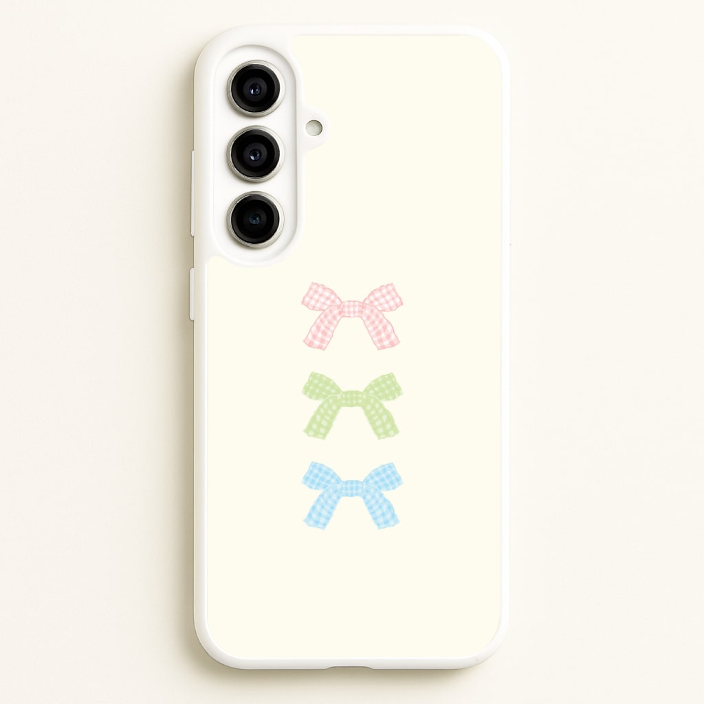 Gingham Tiered Ties Galaxy A56 Case