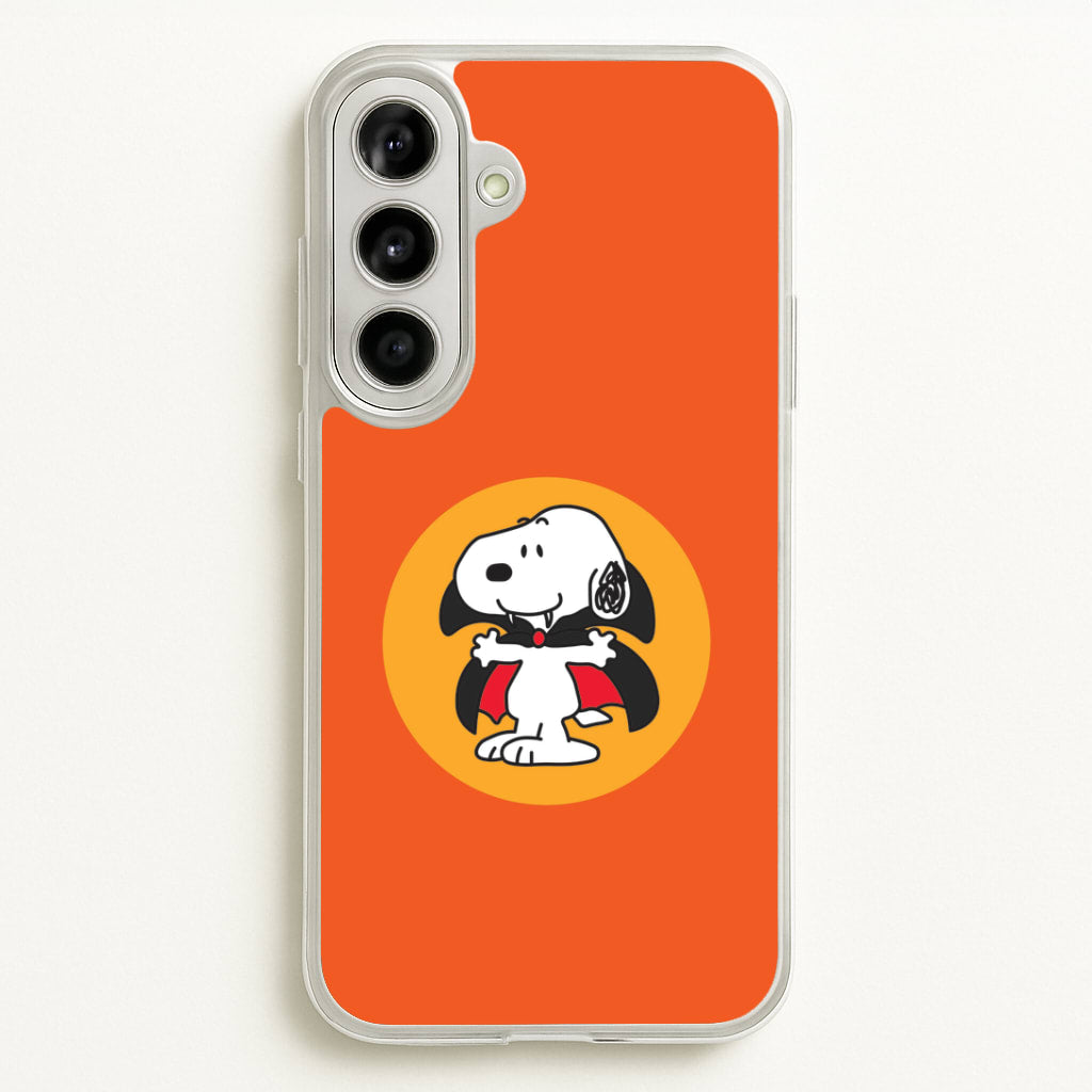 Cartoon Beagle Vampire Galaxy A56 Case