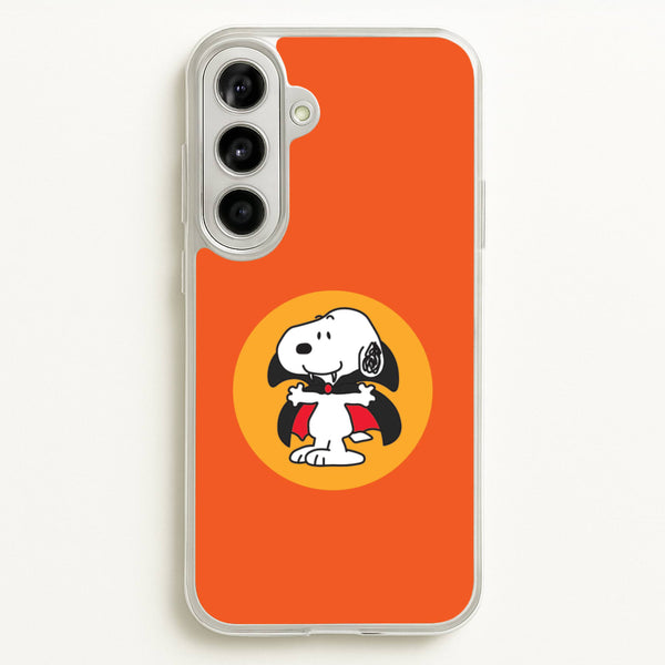 Cartoon Beagle Vampire Galaxy A56 Case