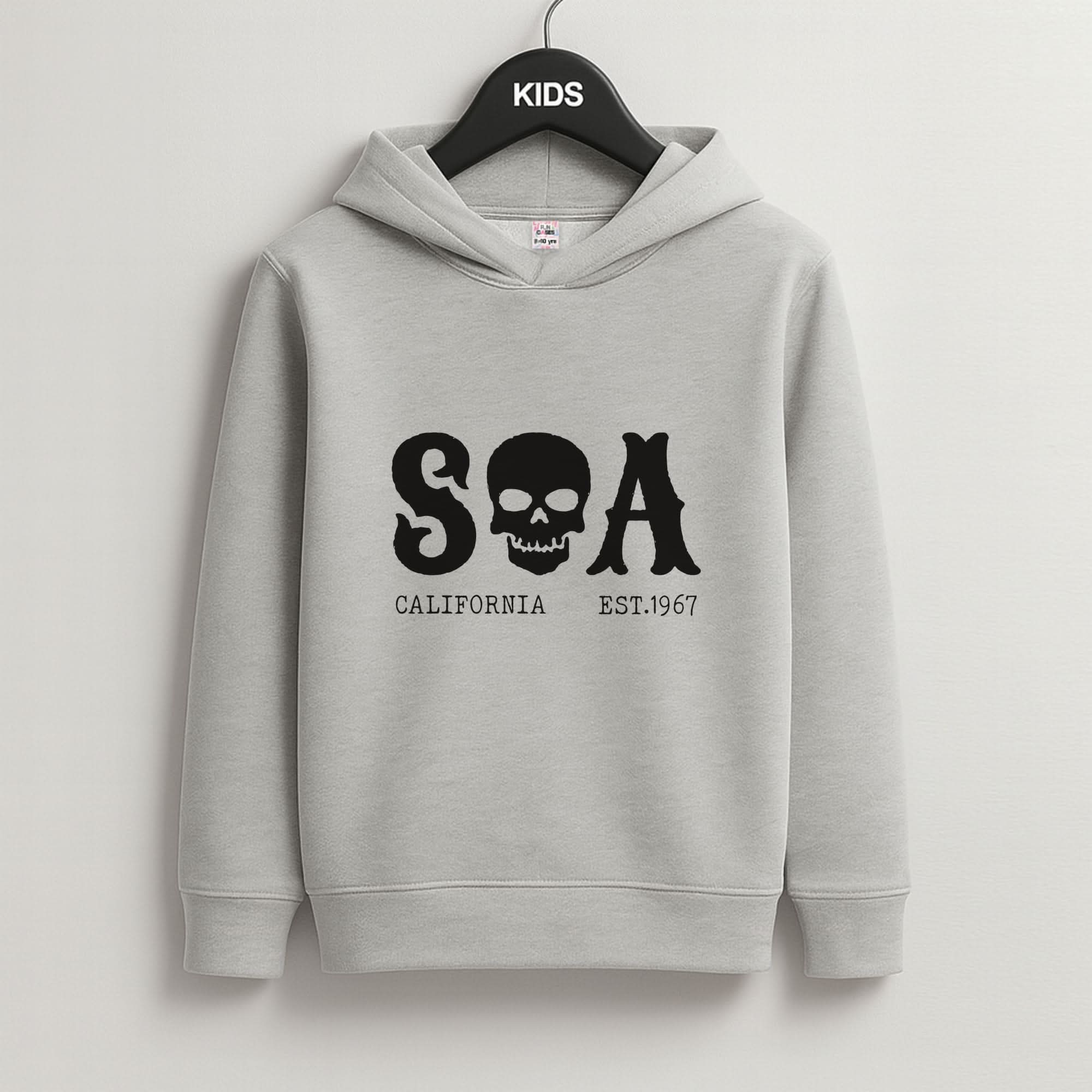 SOA California Grey Kids Hoodie