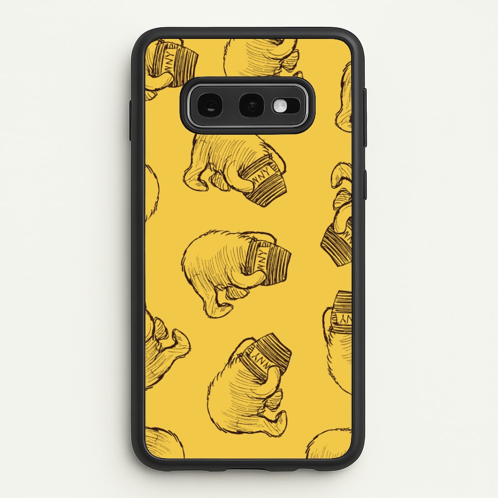 Winnie Honey Pot Pattern Galaxy S10e Case