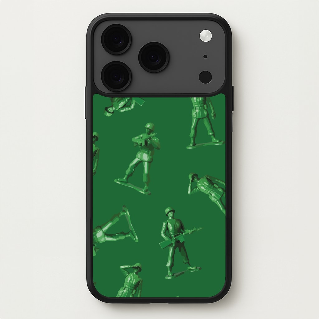 Toy Army Soldier Pattern iPhone 17 Pro Case