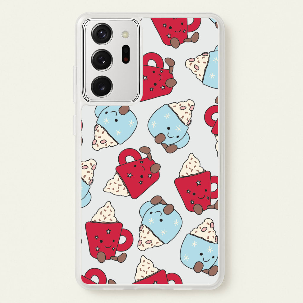 Christmas Drinks Plushies Pattern Galaxy Note 20 Ultra Case