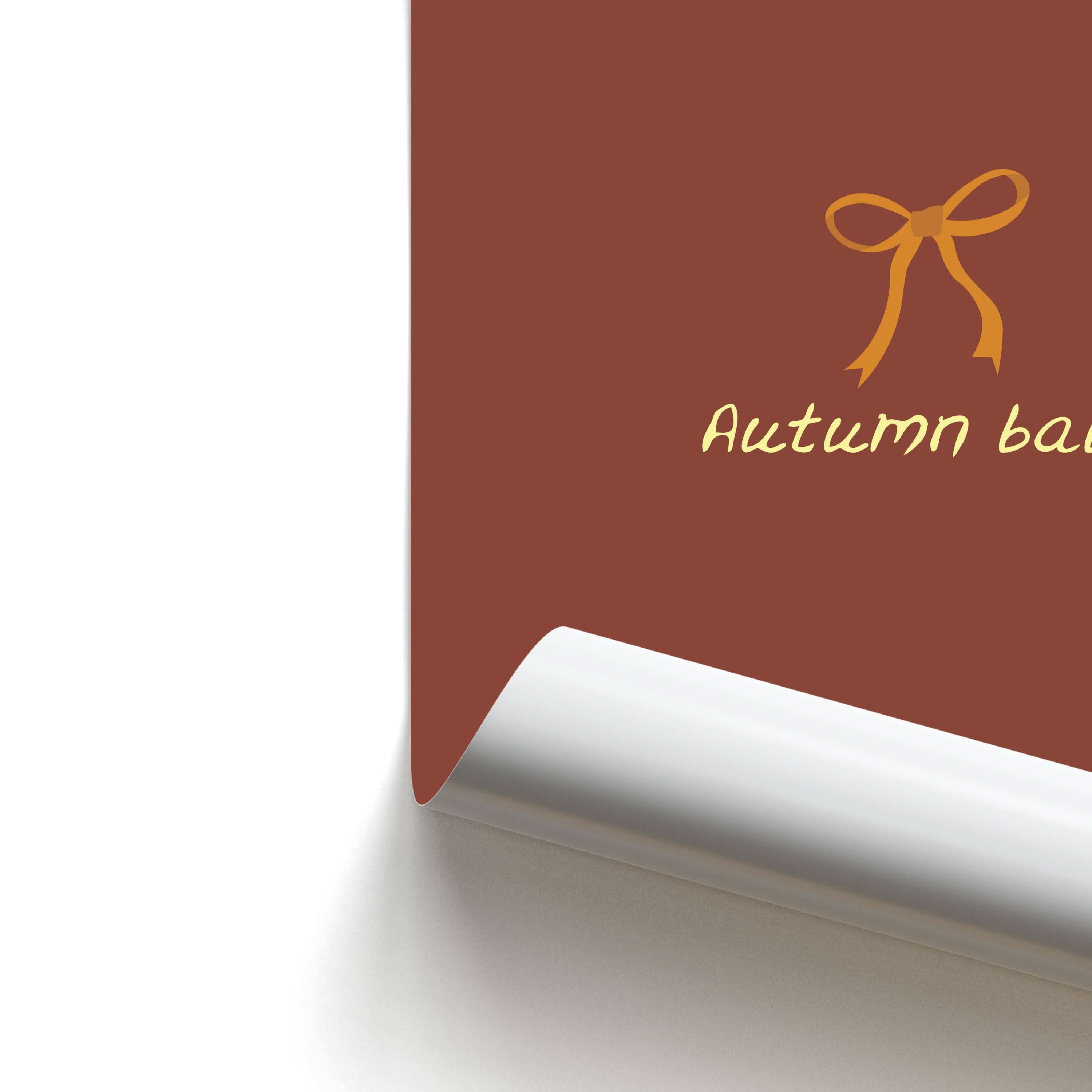 Autumn Baby Poster