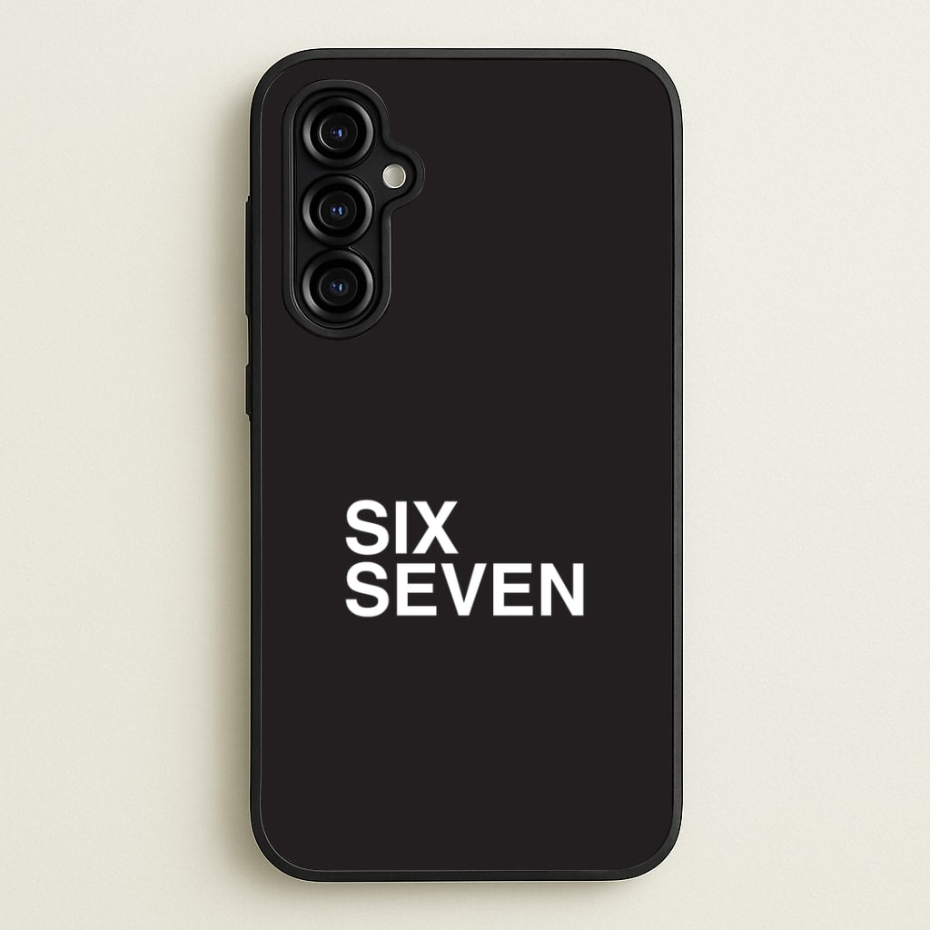 6 7 Black Galaxy A54 Case