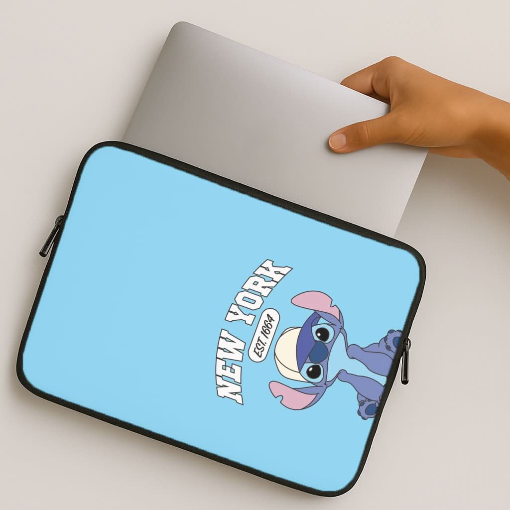 New York Blue Alien MacBook Cover