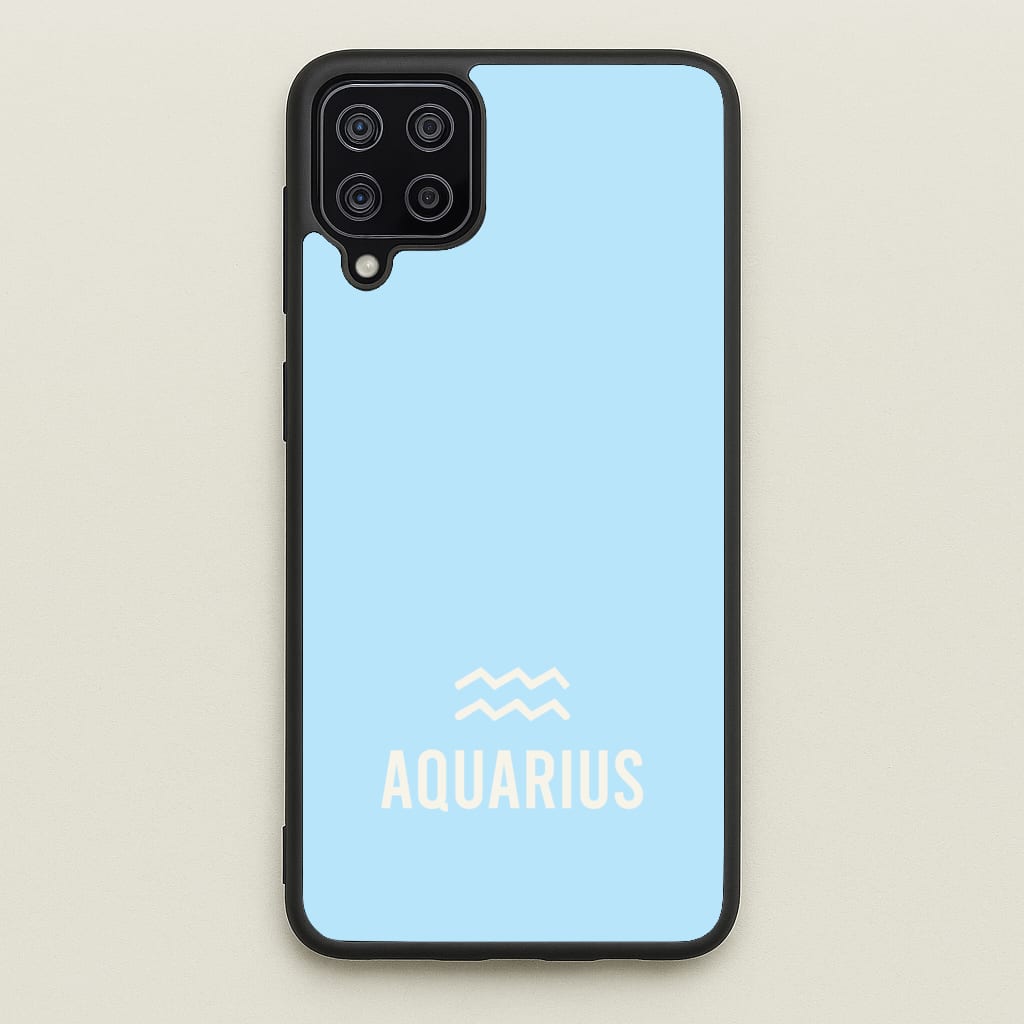 Aquarius Pastel Zodiac Galaxy A12 Case