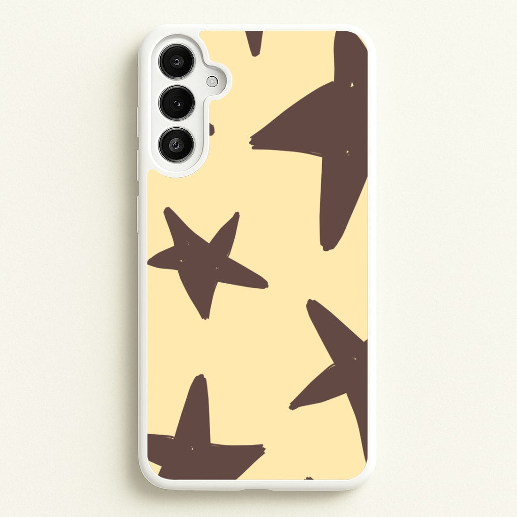 Vanilla & Chocolate Stars Galaxy A36 Case