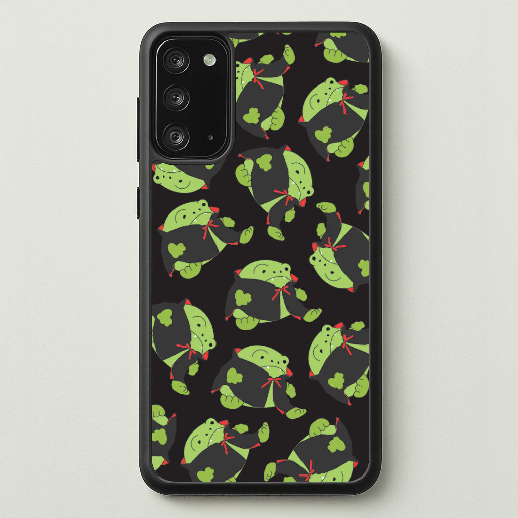 Vampire Frog Pattern - Halloween Galaxy Note 20 Case