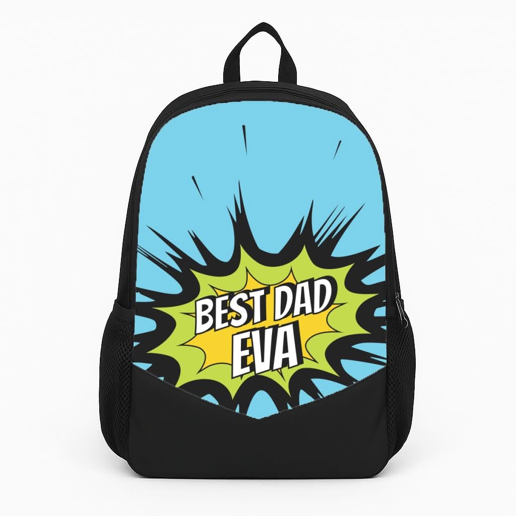 Comic Book Best Dad Eva Backpack