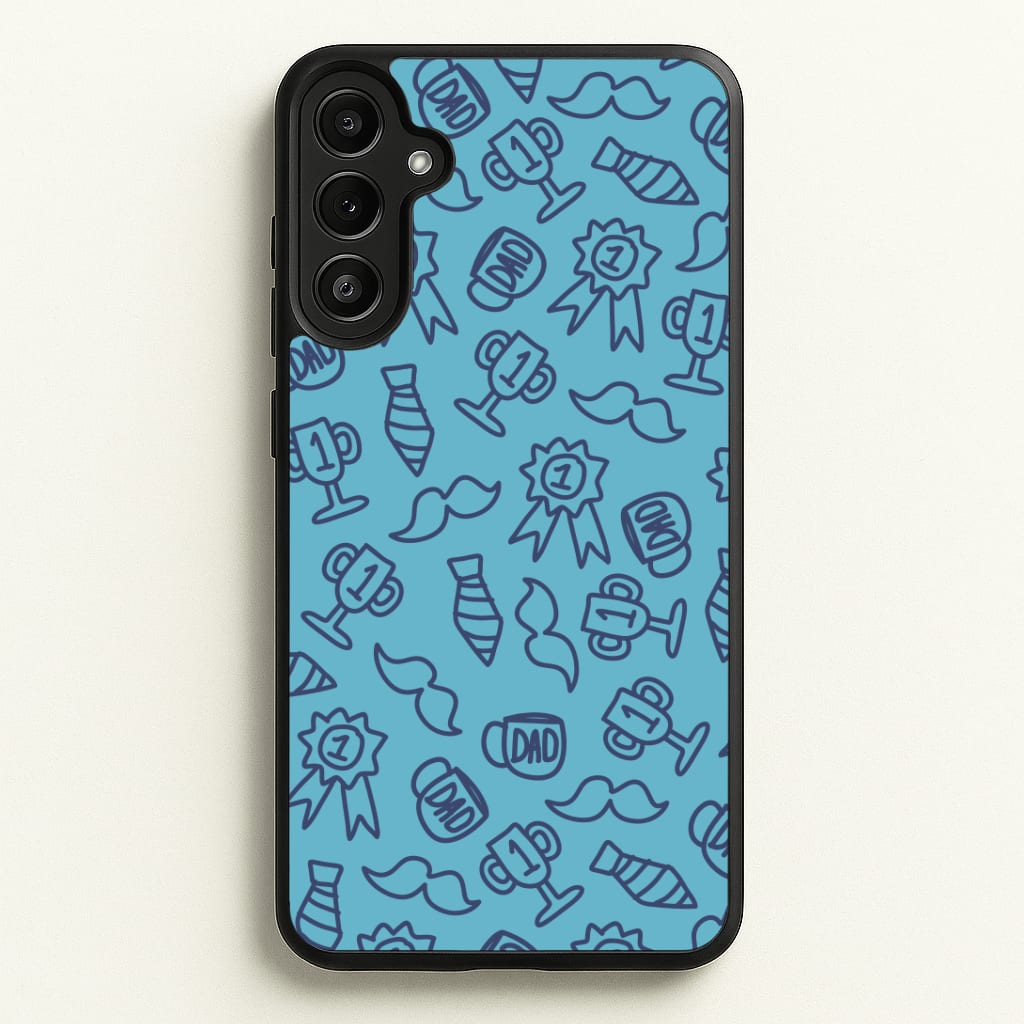 Dad Doodles Pattern Galaxy A34 Case