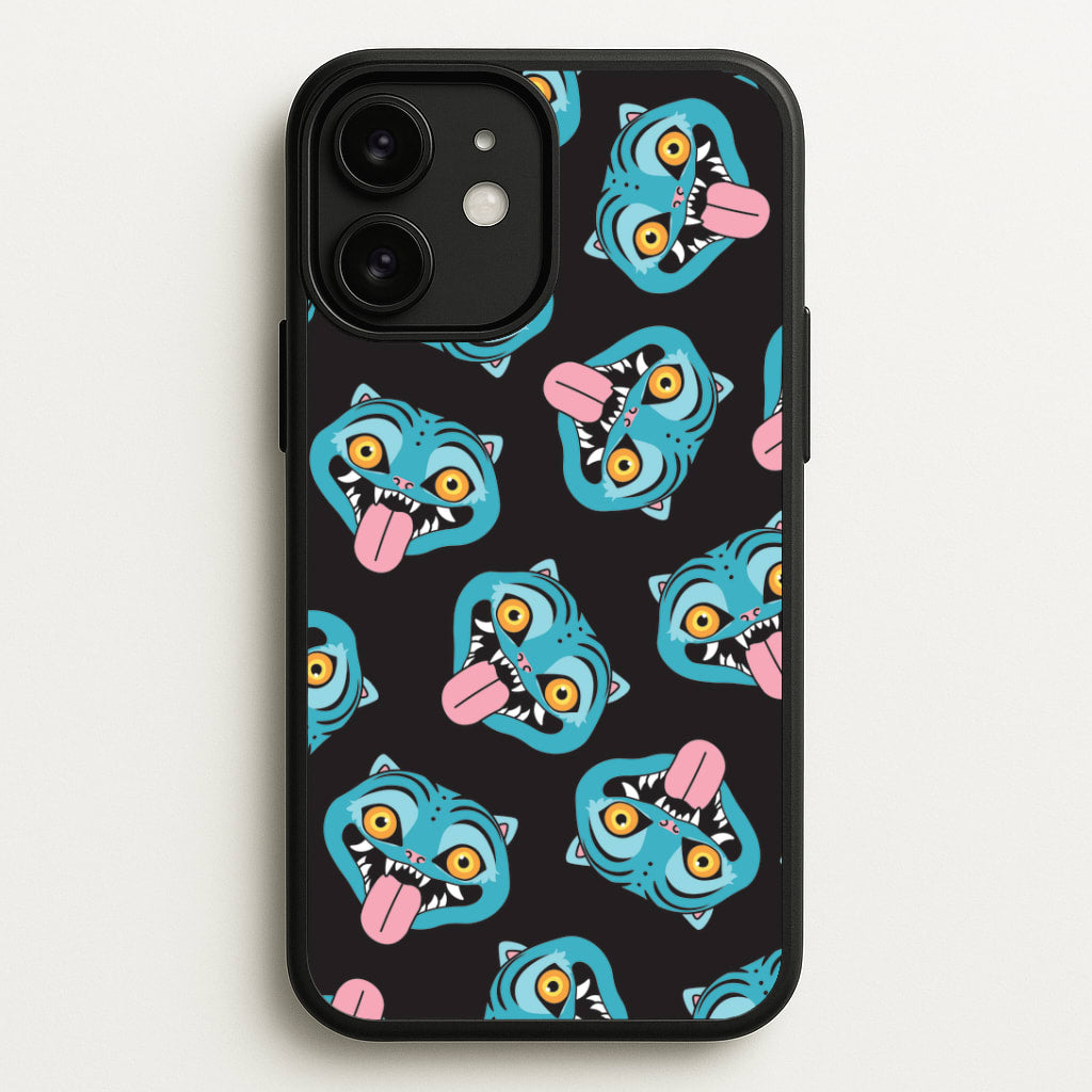 Demon Cat Pattern iPhone 11 Case