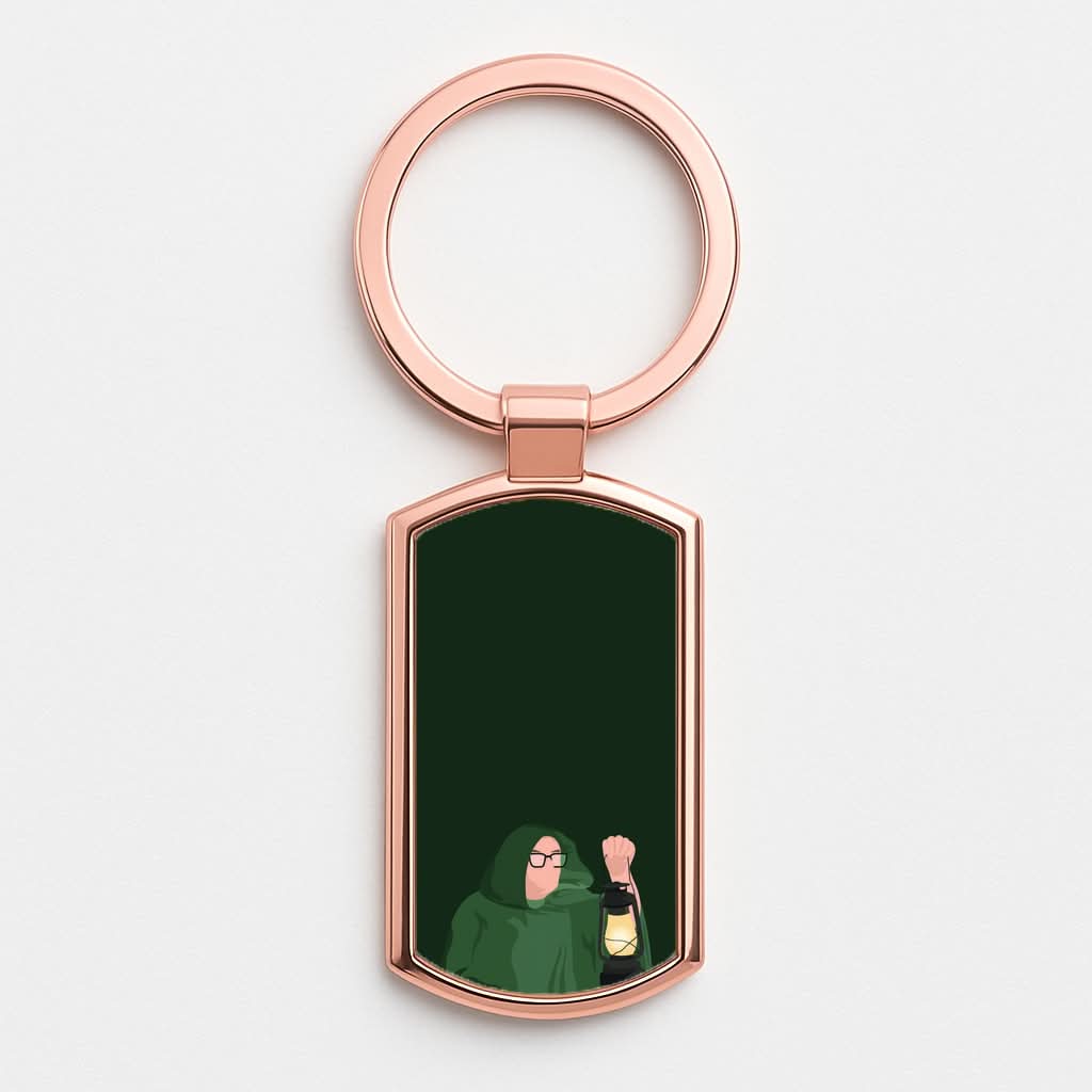 Traitor Alan Rose Gold Keyring