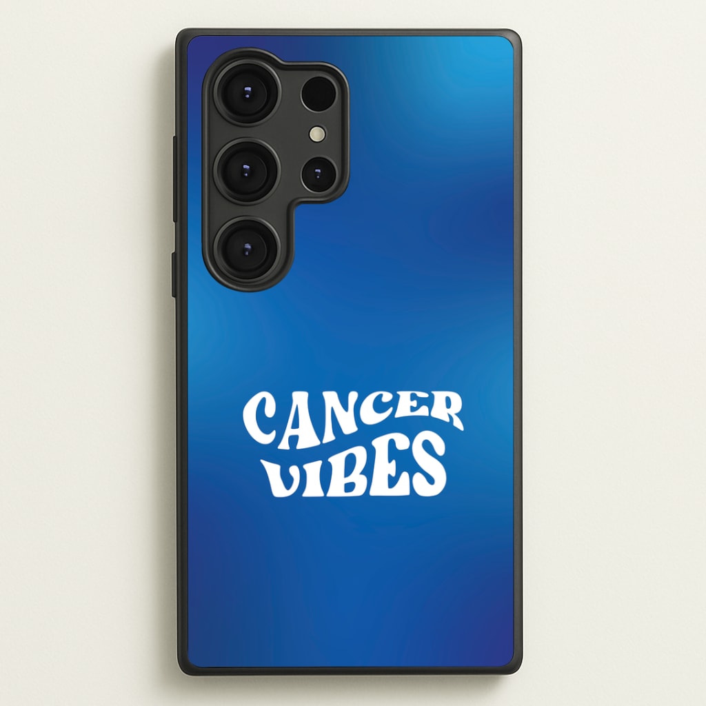 Cancer Vibes Gradient Zodiac Galaxy S25 Ultra Case
