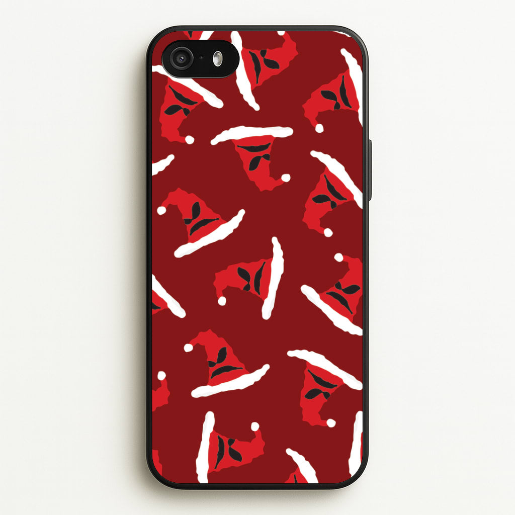 Sorting Christmas Hat Pattern iPhone 5 / 5s / SE 2016 Case