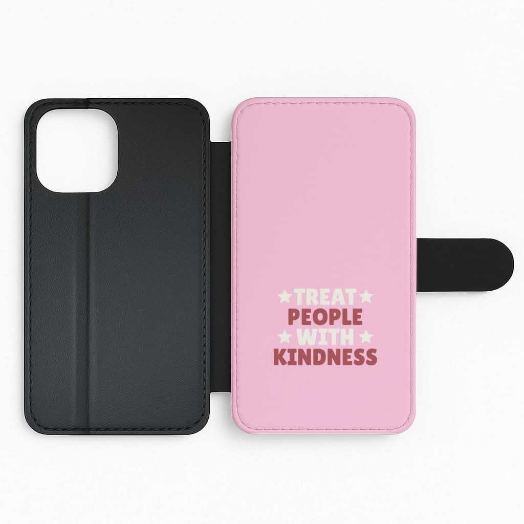 Treat People With Kindness Flip Phone Case