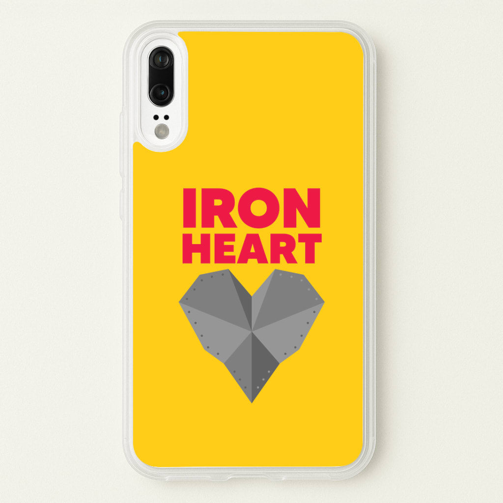 Metal Heart Huawei P20 Case