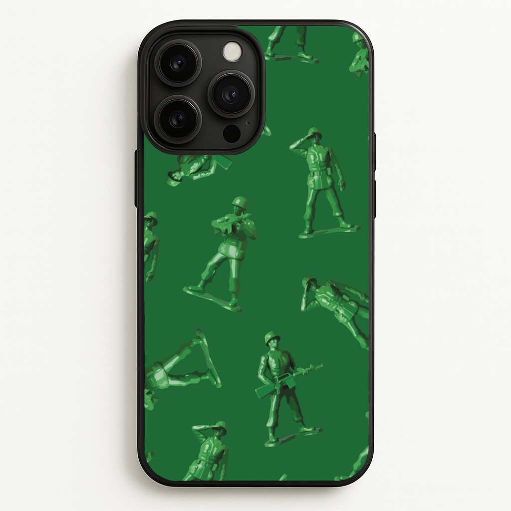 Toy Army Soldier Pattern iPhone 13 Pro Max Case