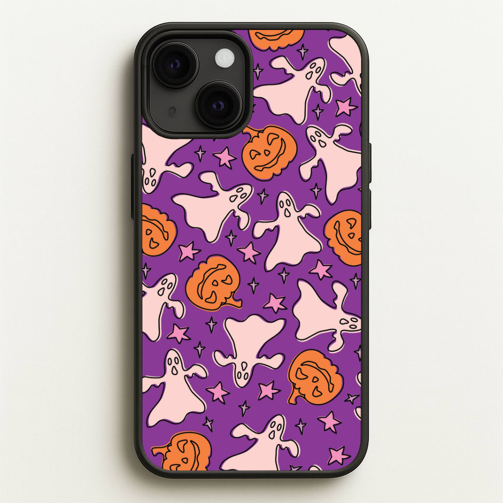 Abstract Halloween Pattern iPhone 13 Mini Case