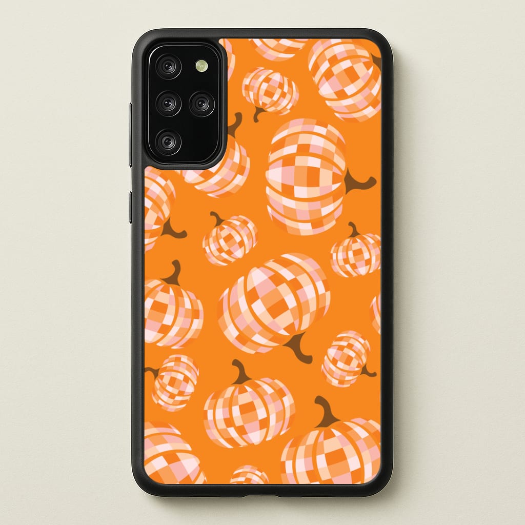 Disco Pumpkins Pattern Galaxy S20 Plus Case