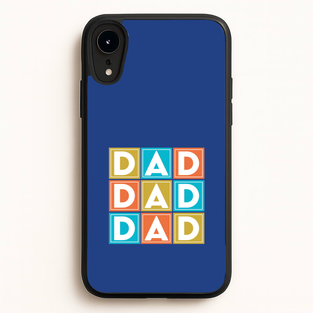 Dad Cubes iPhone XR Case