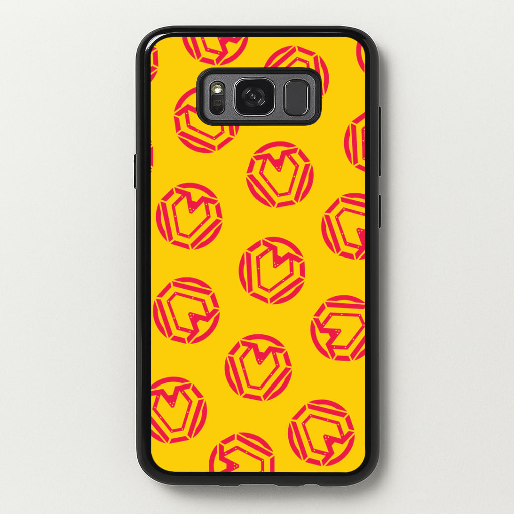 Metal Heart Pattern Galaxy S8 Plus Case