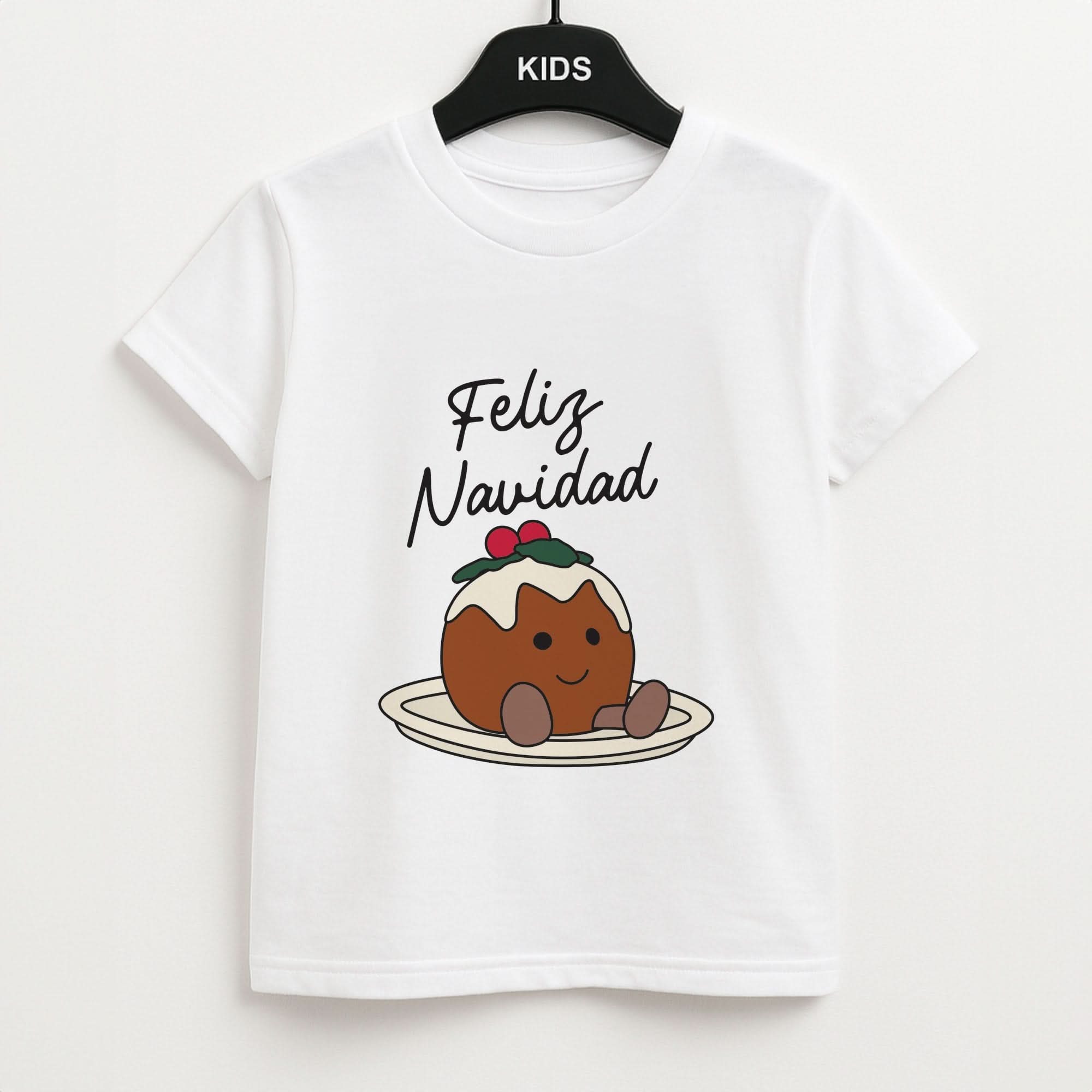 Christmas Pudding Plush Kids Unisex T-Shirt