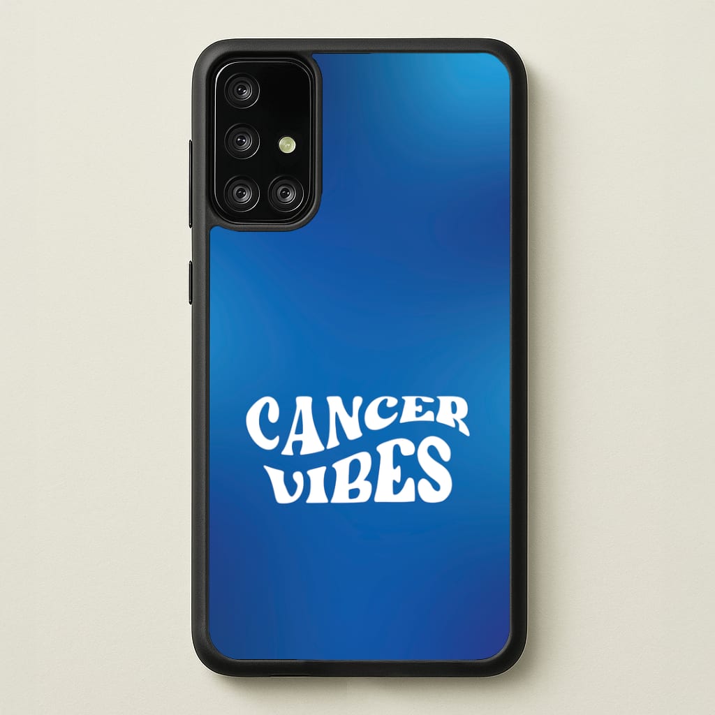 Cancer Vibes Gradient Zodiac Galaxy A71 Case