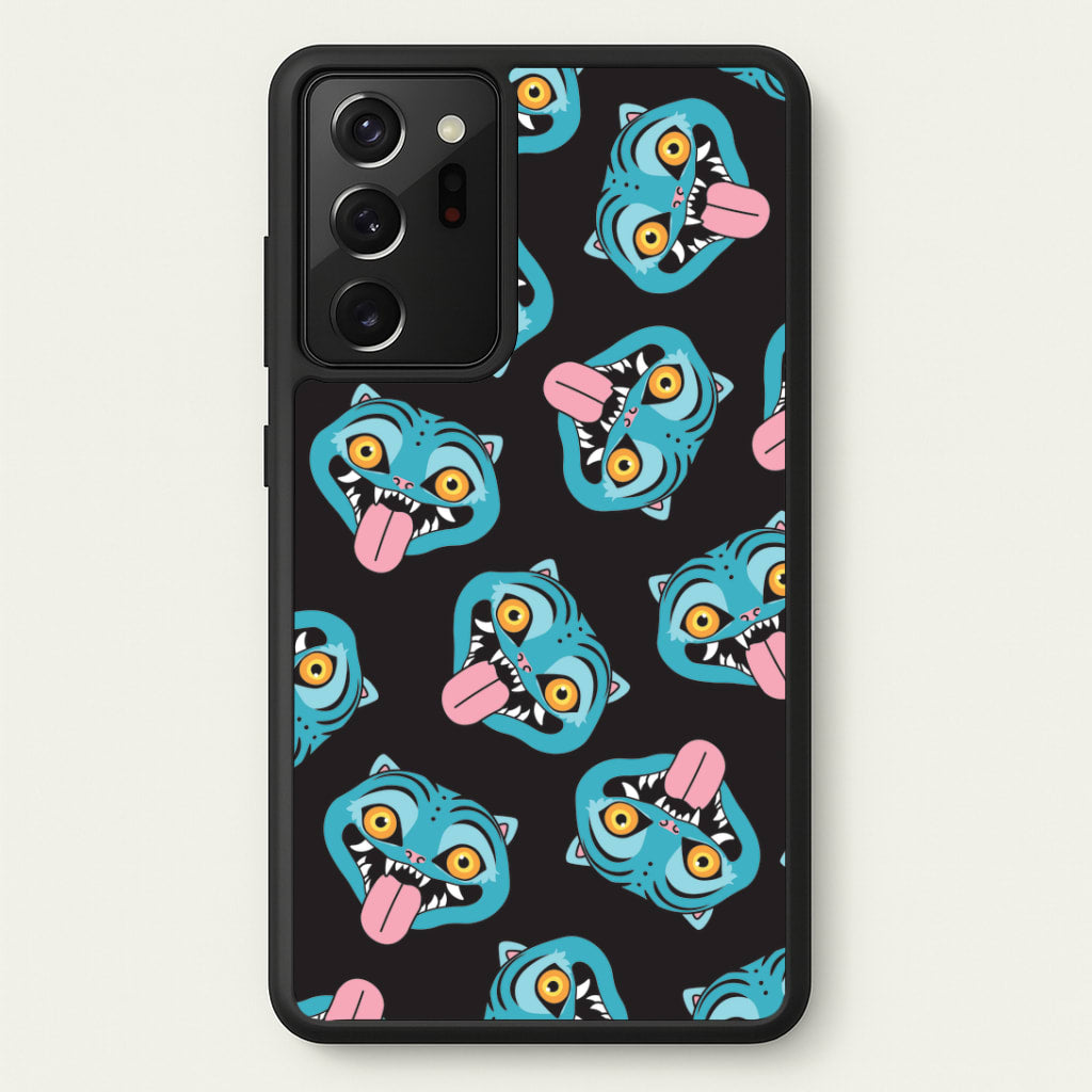 Demon Cat Pattern Galaxy Note 20 Ultra Case