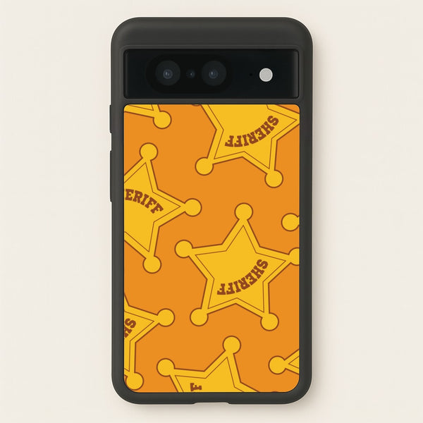 Sheriff Badge Pattern Google Pixel 8 Case