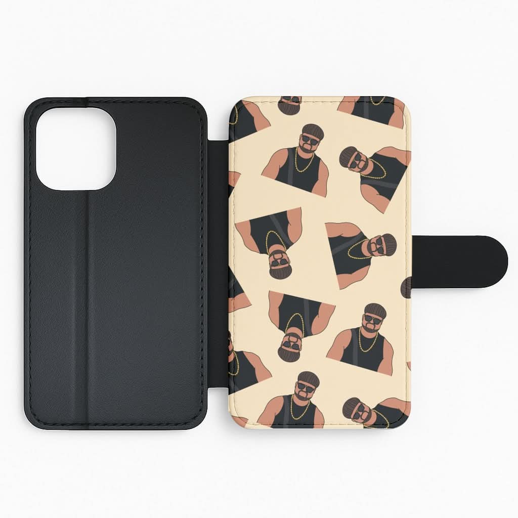 Ibiza Final Boss Pattern Flip Phone Case