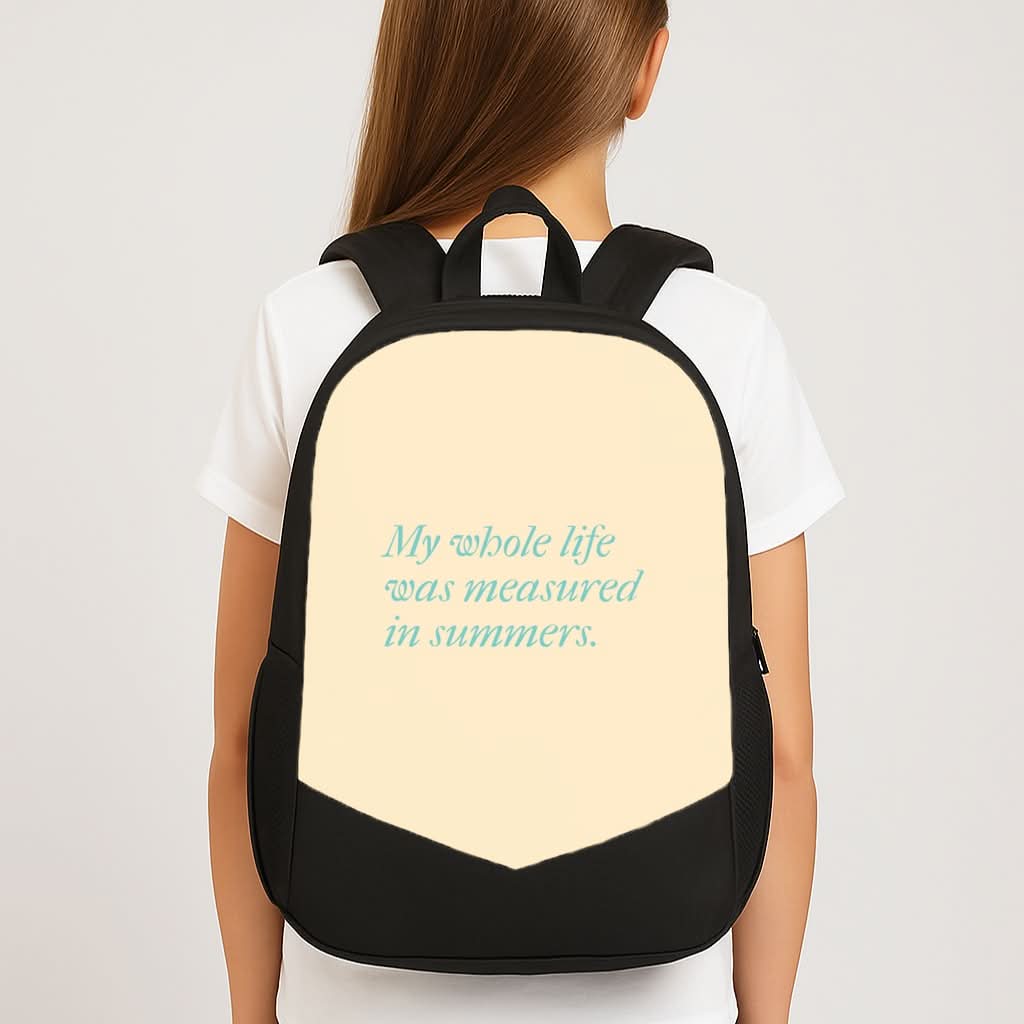 Measured In Summers School Bag