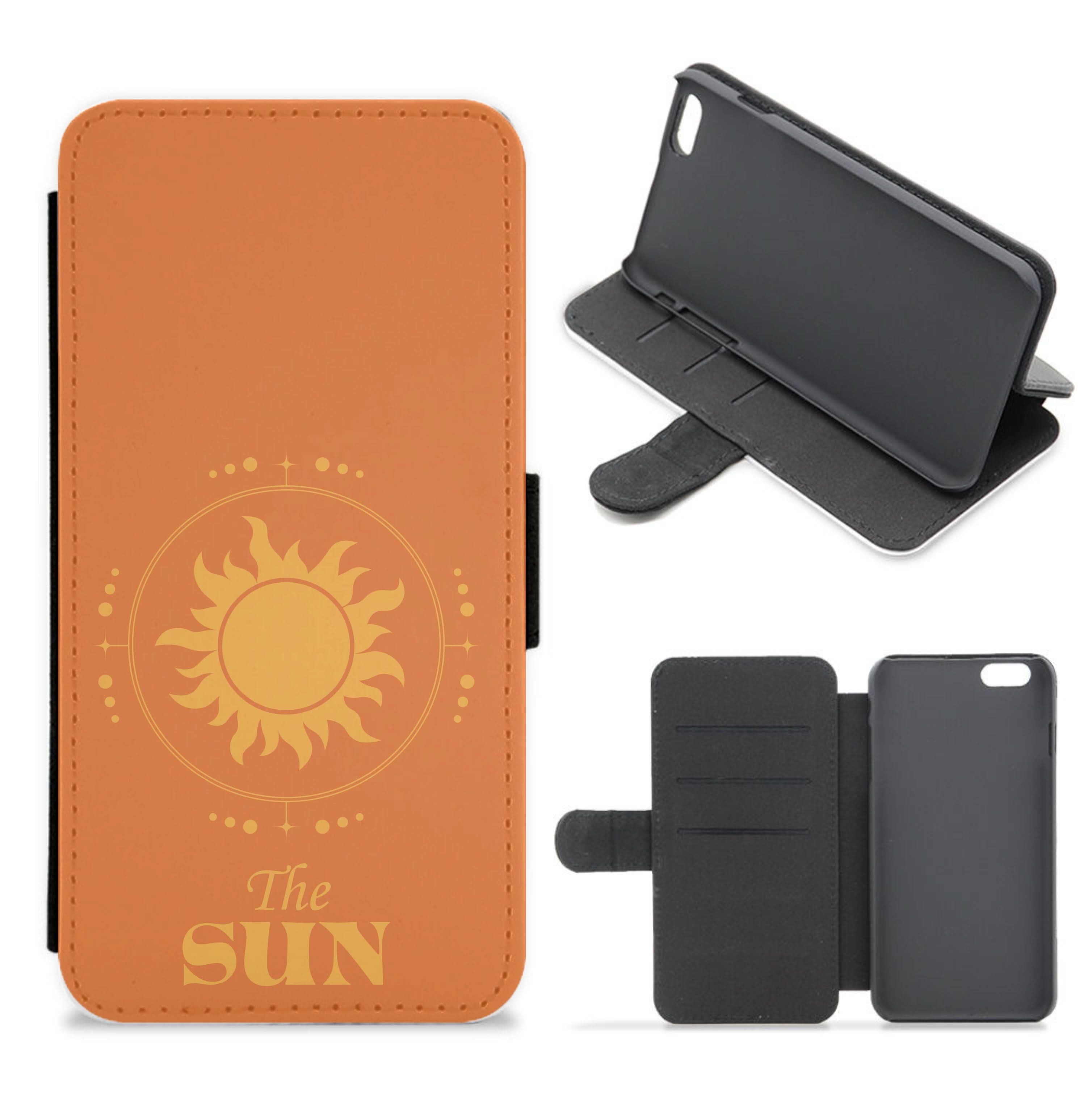 The Sun Orange Flip / Wallet Phone Case