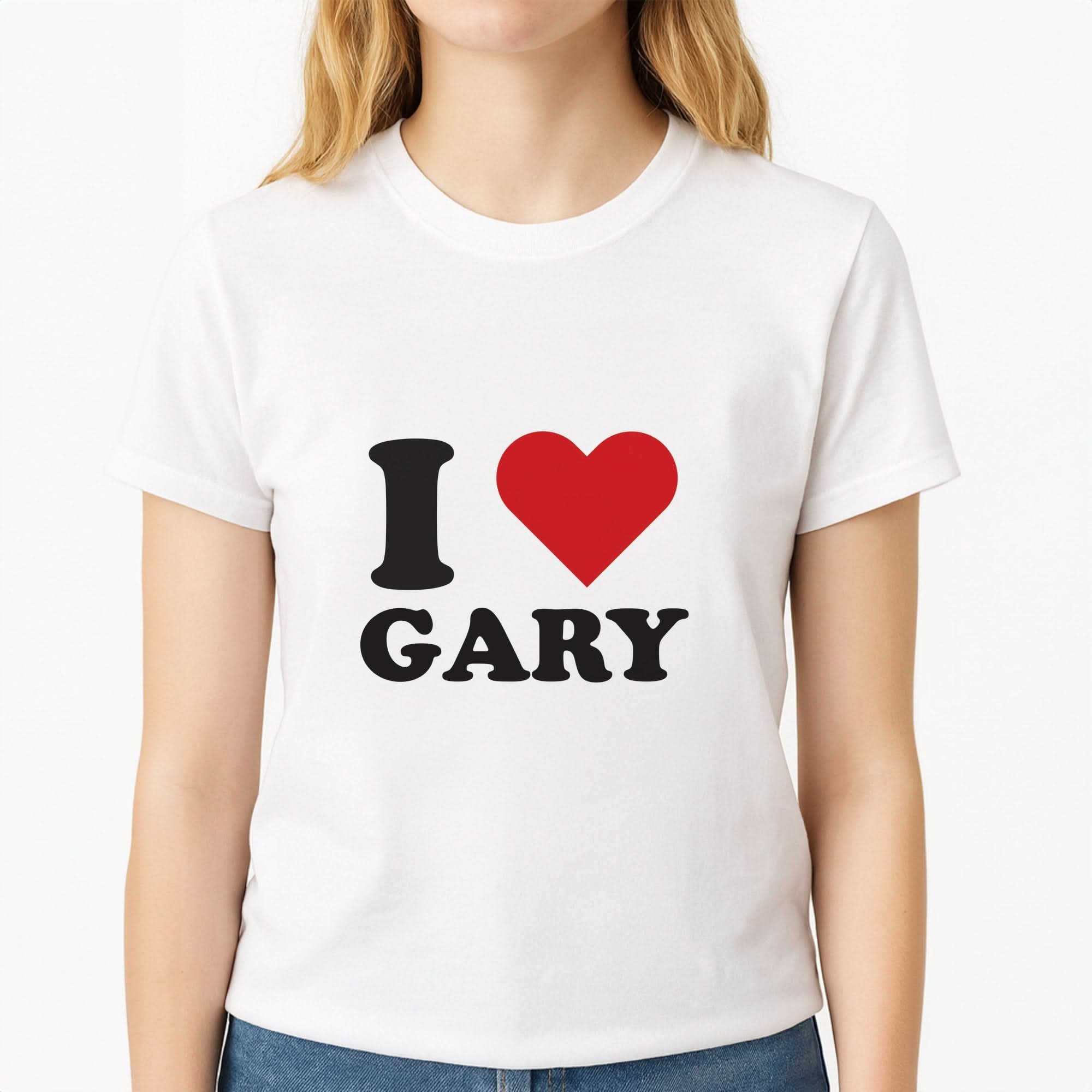 I Love Gary Womens T-Shirt
