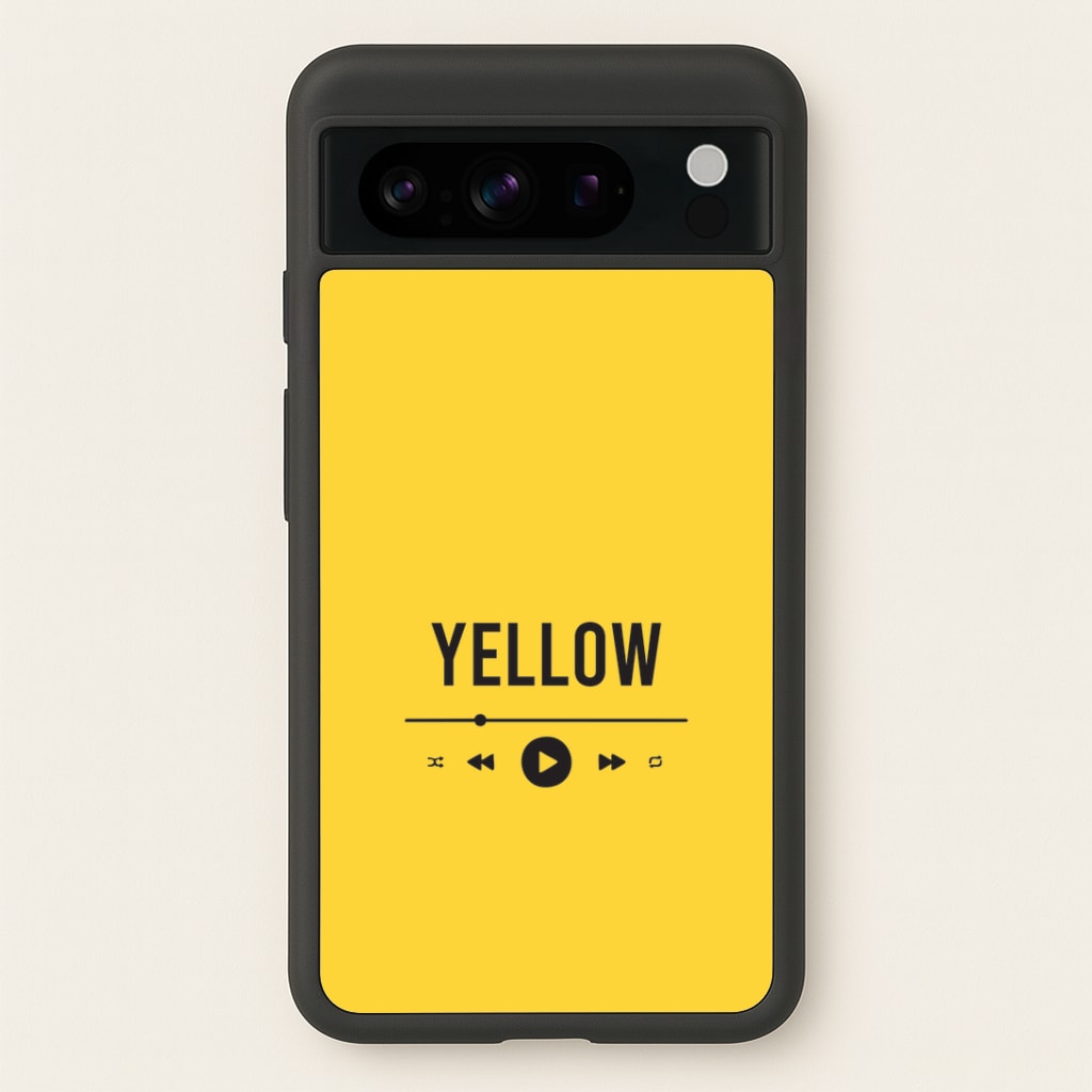 Yellow Music Player Google Pixel 8 Pro Case