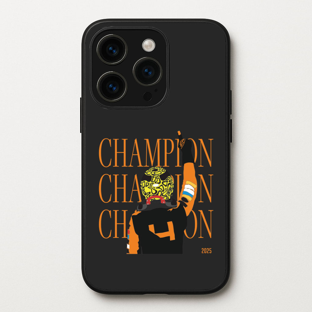 Lando Champion 2025 iPhone 14 Pro Case