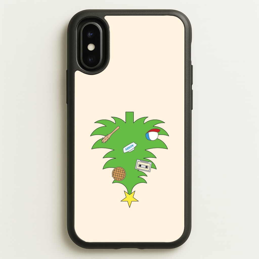 Upside Down Christmas Tree iPhone X / XS Case