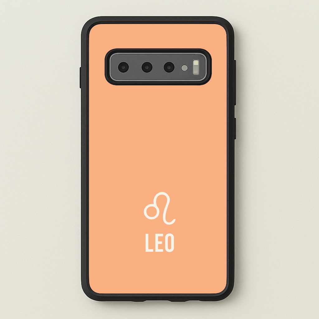 Leo Pastel Zodiac Galaxy S10 Case
